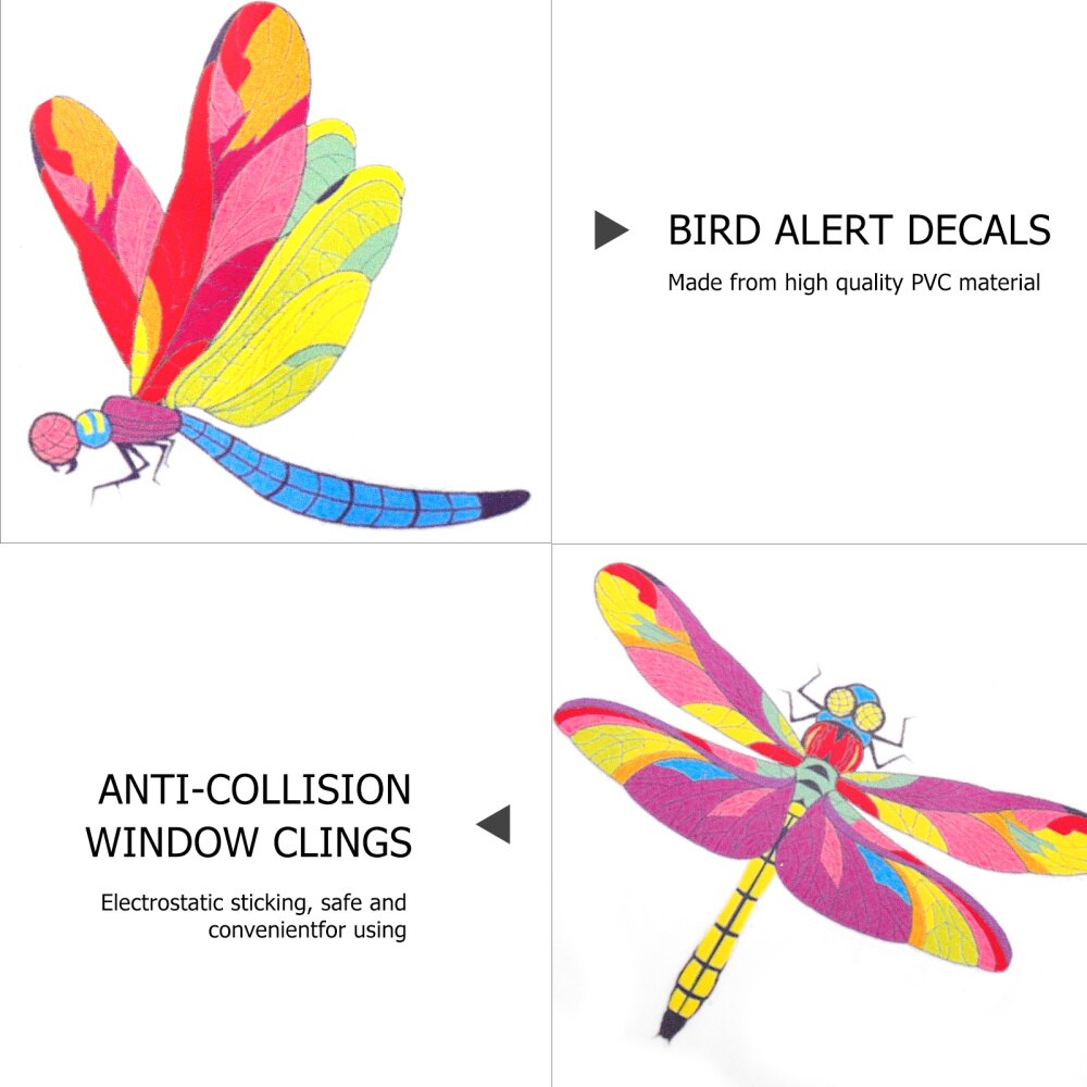 10Pcs Anti Collision Venster Sticker Decals Vogel Stakingen Glas Alert Vogel Vastklampt
