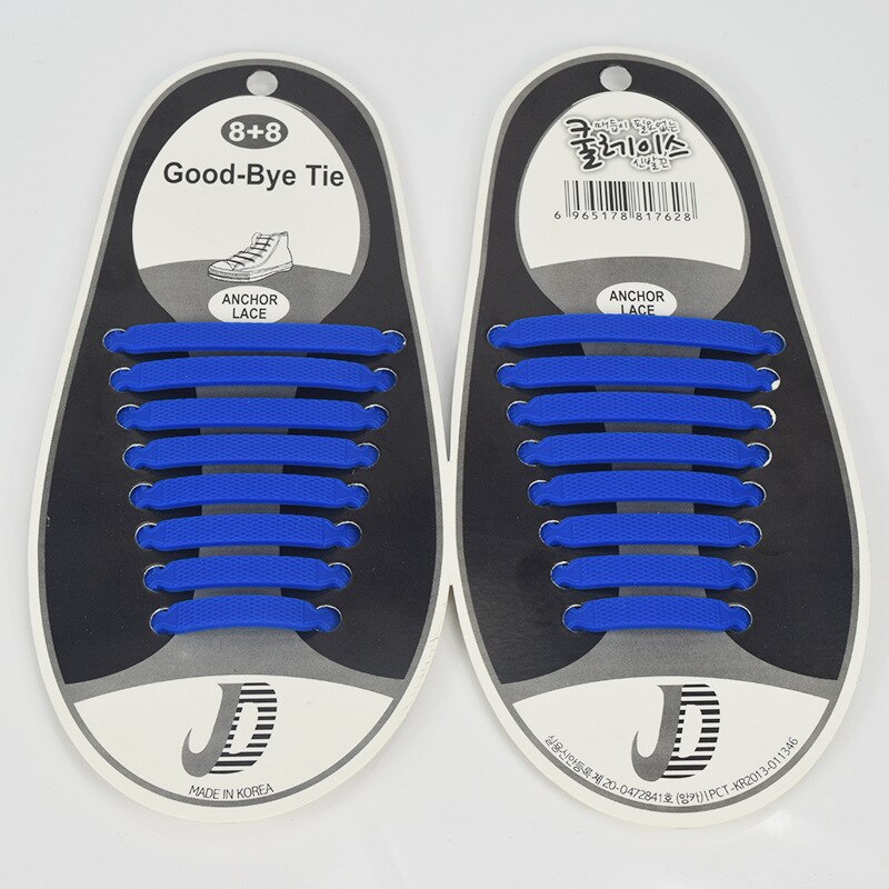 Schoenen accessoires elastische siliconen veters elastische schoenveters luie siliconen veters geen strik rubberen veters: Lans