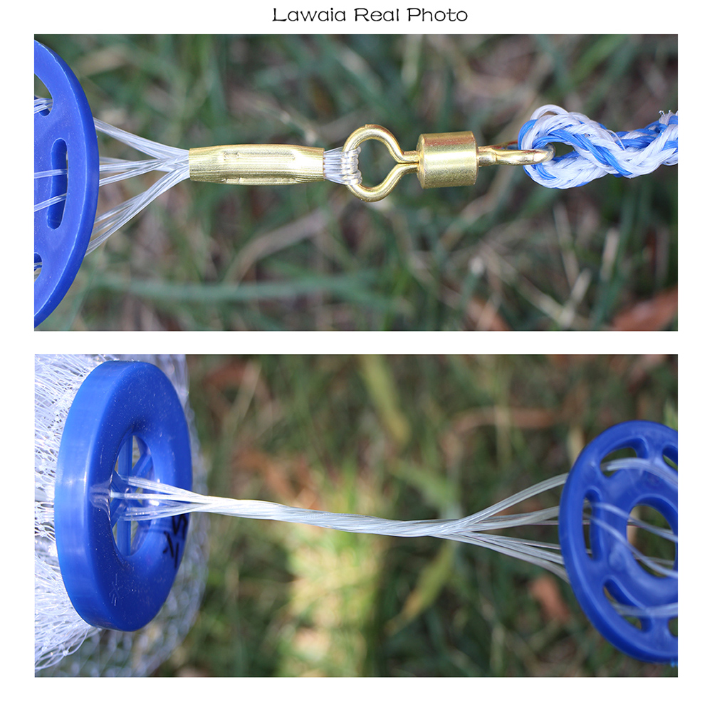 Lawaia Visnet Multifilament/Monofilament Lijn Werpnet Vangst Vis Gooi Netwerk Staal Zinklood Outdoor Handnet Visval