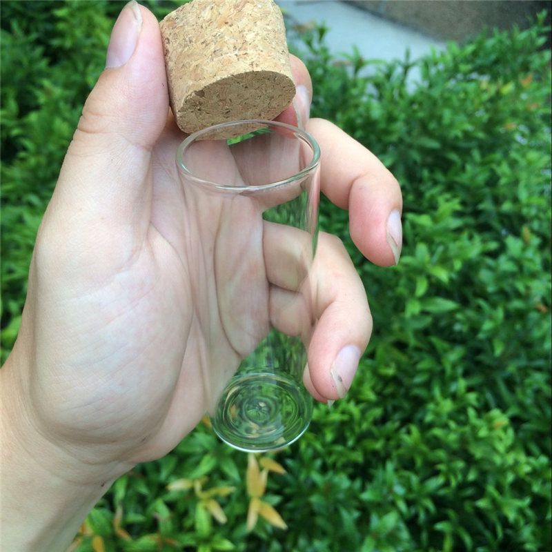 37x100mm 70ml Glass Bottles Vials Jars Test Tube With Cork Stopper Empty Jars Glass Transparent Clear Bottles Corks 24pcs
