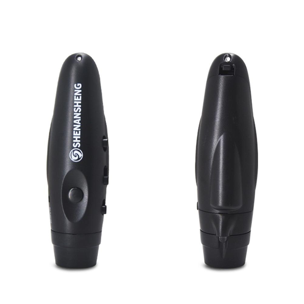 Electronic Whistle Rechargeable Outdoor Training Traffic Command 3 Tone High-decibel Safety Whistle: black