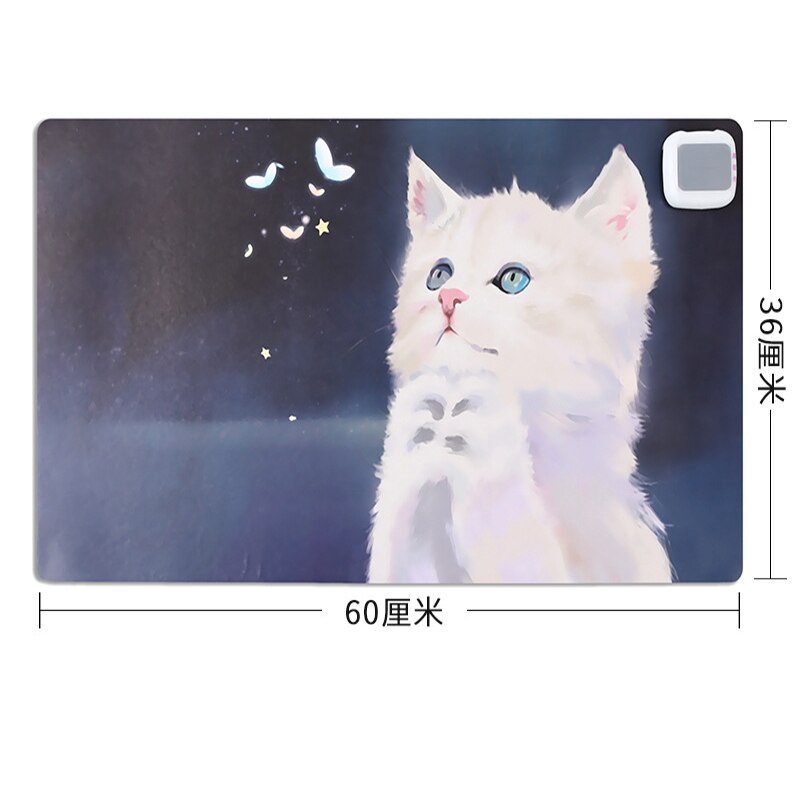 220V Portable Winter Desktop Warm Hand Table Pad Heating film Office Desk Writing Heating mouse pad Warm Table Pat Heater: A
