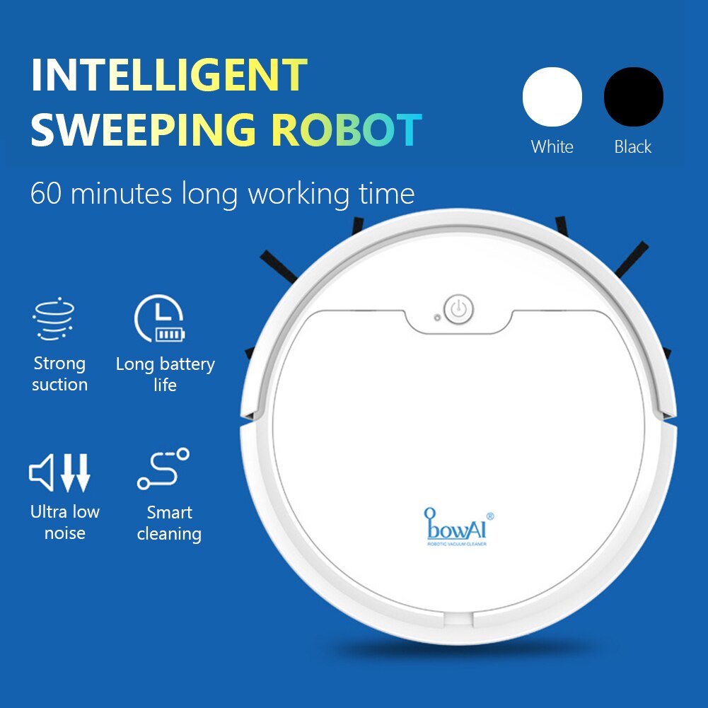 Robot Vacuum Cleaner Auto Machine Mopping Sweeping Suction Tool 1600Pa Cleaning Automatic Home Dry Wet Floor Navigation Smart