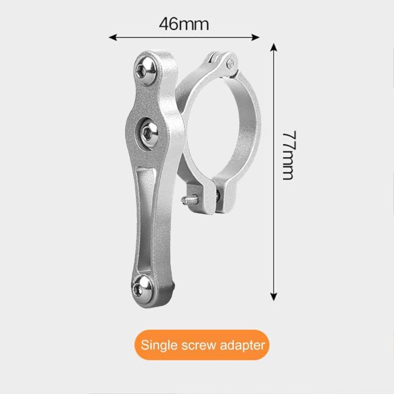 Soporte duradero para botella de bicicleta, soporte de botella de agua de bicicleta, adaptador de doble tornillo para manillar de bicicleta de montaña