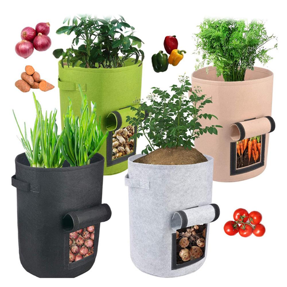 2PCS Plant Grow Bags home garden Potato pot greenh... – Vicedeal
