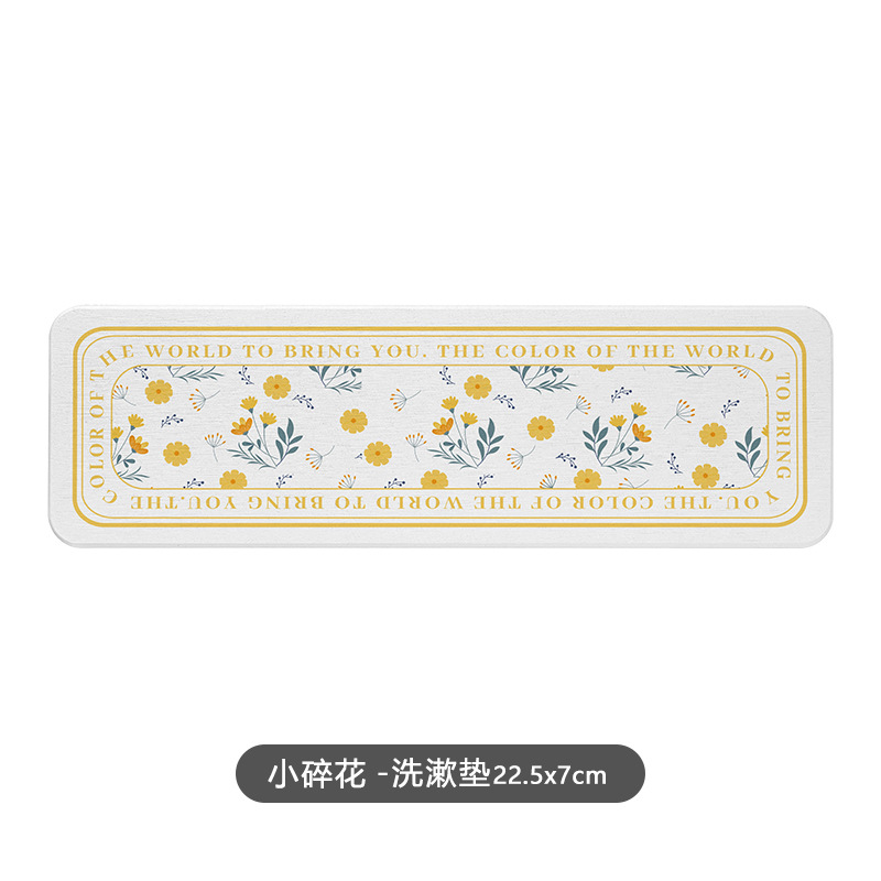 Tampone assorbente per fango diatomea Lavabo per bagno Asciugatura rapida Tampone per sapone a prova di umidità Tovagliette per tazza isolato da cucina per tavolo: Viola