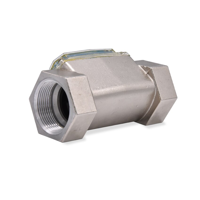 Digital Flowmeter K24 Electronic Liquid Turbine Meter Electronic Diesel Flowmeter 1.5 Inches Fuel Oil Flow Meter 40-280L/MIN