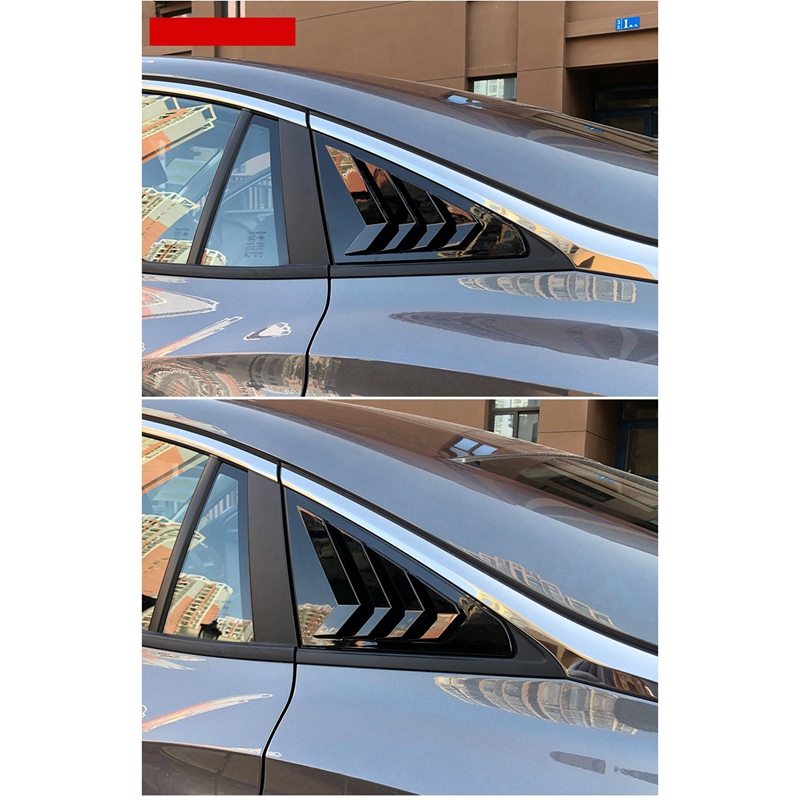 Rear Side Window Louvers, Scoop Louvers Cover Blinds for MG 5 MG5 Car Exterior Accessories