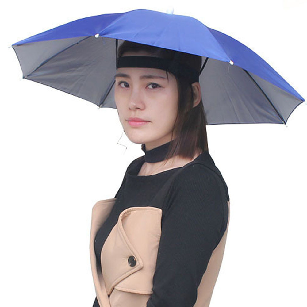 Chapeau parapluie pour plein air | Pliable, Anti-pluie, ombrage de soleil, couvre-chef pour adulte, casquette de pêche, couvre-chef, uiniversal, pour la maison