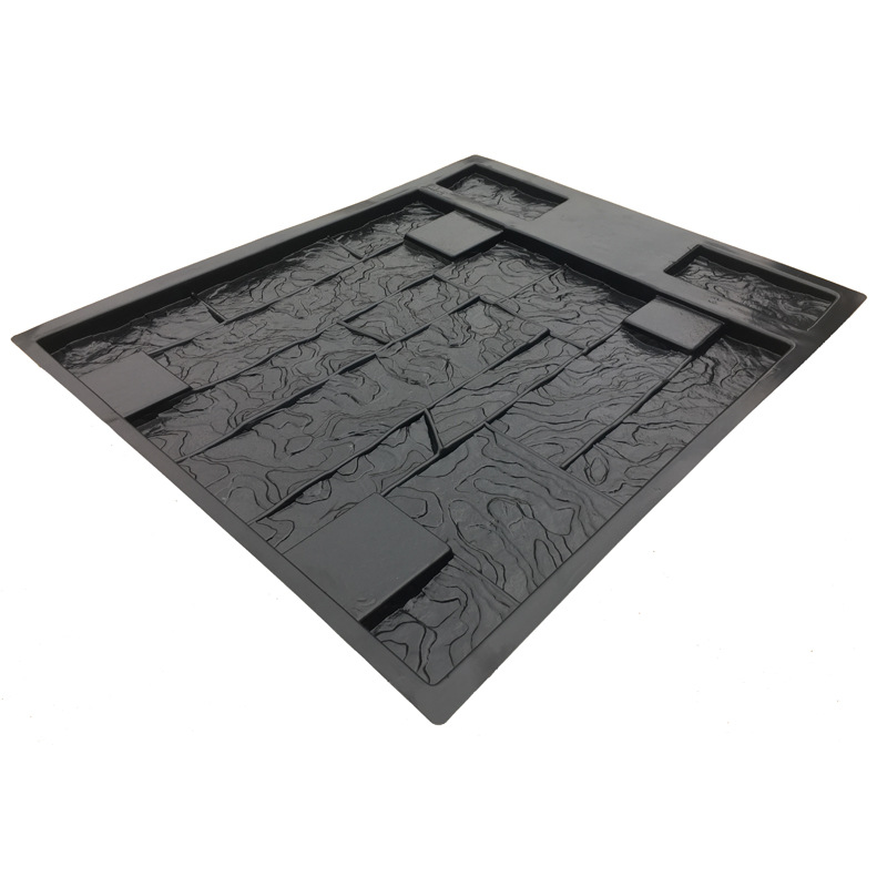 Vertical Concrete Stamps Wall Concrete Plaster Garden House Wall Stone Tiles Stone Mold Cement Bricks Maker Mould Retro