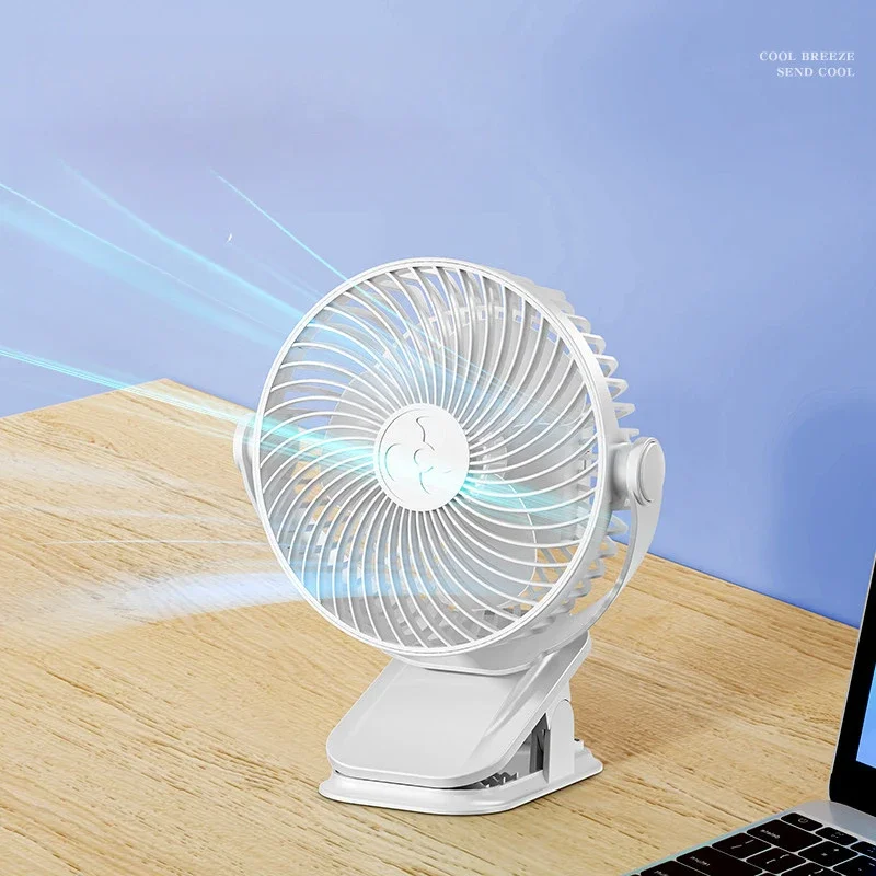 Petit ventilateur étudiant dortoir pince ventilateur USB charge mural ventilateur haut vent bureau ventilateur électrique ventilateur Portable