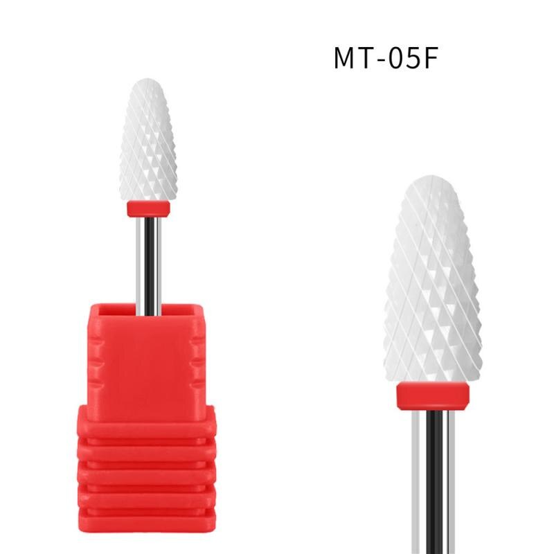 1 stk keramisk neglebor til elektriske manicure boremaskiner maskine neglefile buffere polerhoved nail art udstyr tilbehør: 05