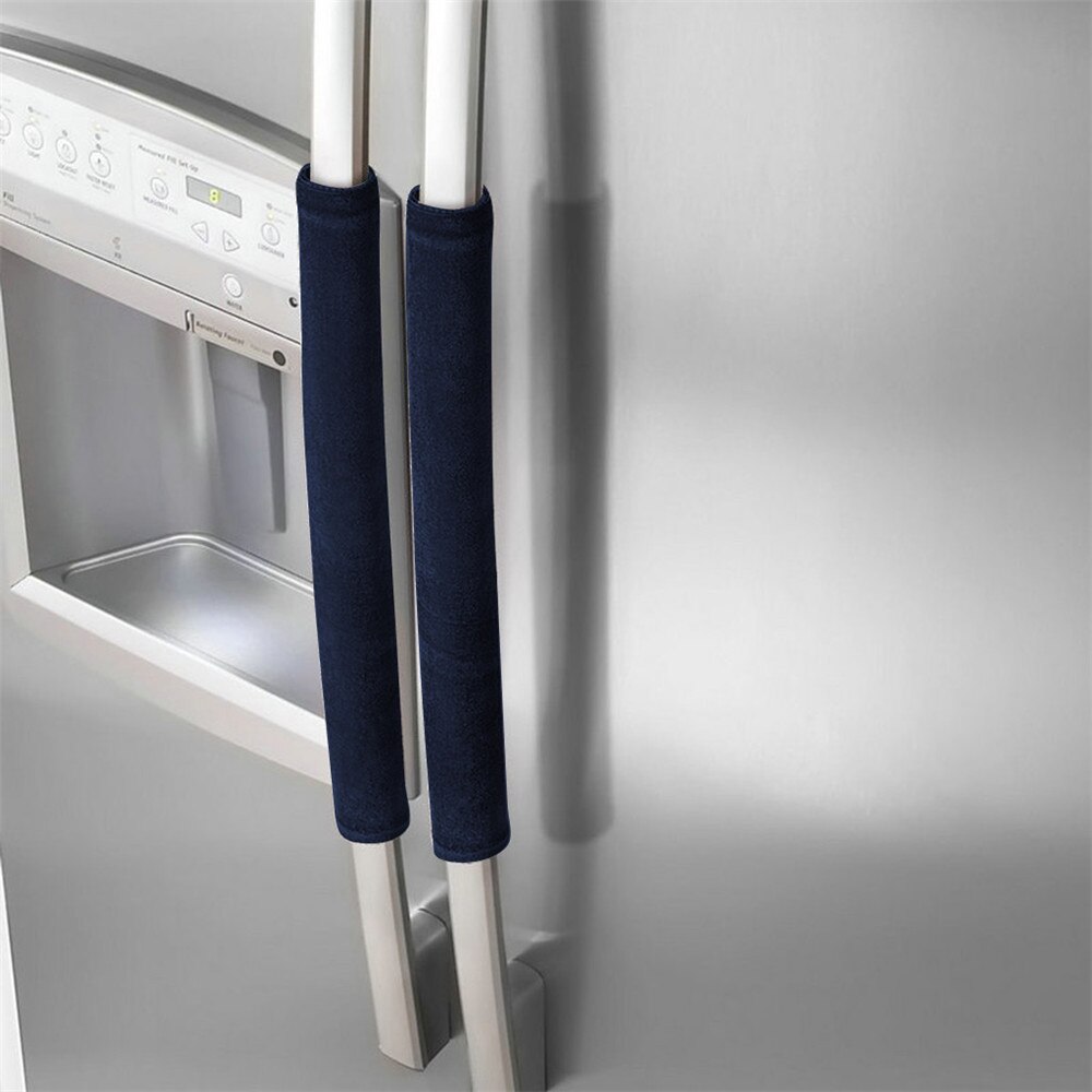 1 Pair Refrigerator Handle Cover Kitchen Appliance Refrigerator Cover For Fridge microwave oven kitchen 40(L)x12(W)cm