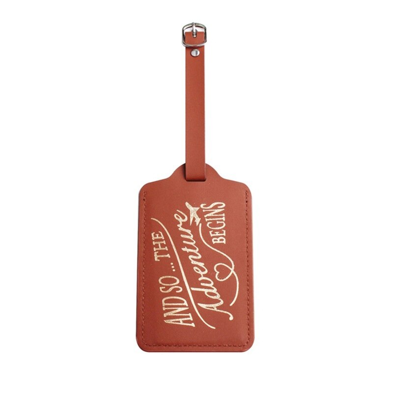 Bagagelabel Reizen Koffer Tags Naam Telefoon Adres Label Identifier Wedding Bridal