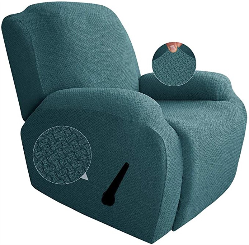 Jacquard Recliner Chair Cover All-inclusive Massage Arm Chair Covers Spandex Lounger Seatcover Single Seat Sofa Couch Slipcover: A4 Recliner Cover