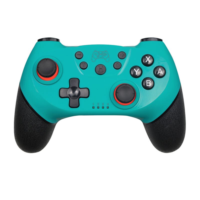 Interruptor sem fio bluetooth pro controlador gamepad para nintendo switch para ns console joystick controle sem fio: Green