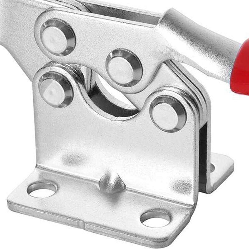 8 Pack 201B Toggle Clamp, Hand Tool Toggle Clamp, Horizontal Heavy Duty Quick-Release Clamp for Jointer Jig