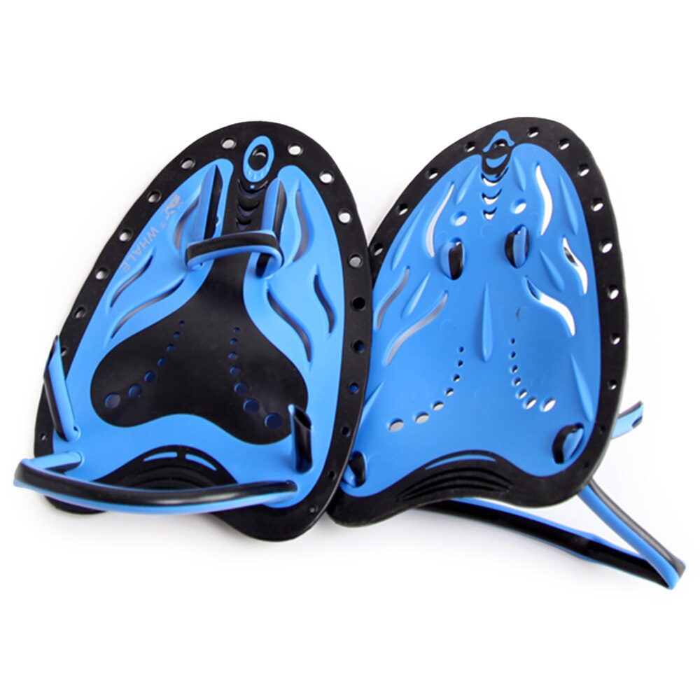1 par de paletas de natación, mano , paleta de entrenamiento, guantes acuáticos con correa ajustable, equipo de Fitness de mano para buceo