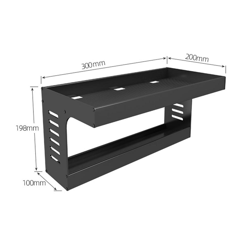 Metal Wall Mount Shelf Easy To Install Bracket Grip Holder Stand For Wifi Router TV Box Bracket