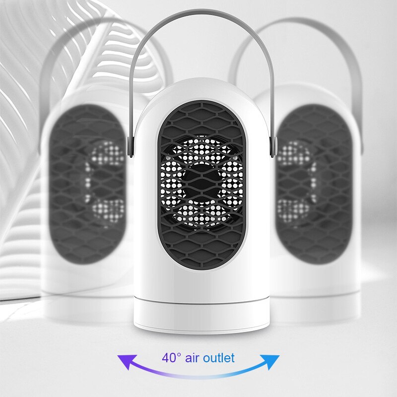 Portable Office Fan Heater Mini Electric Infrared Heater Electric Intelligent Constant Home Heater Silent Convector Heater 45G