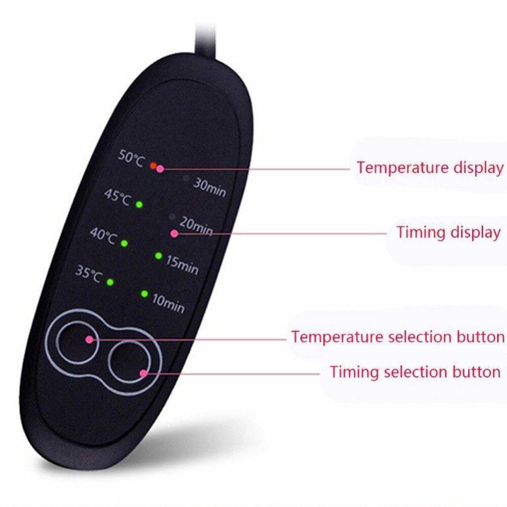 Hete Stoom Oogmasker Massager Usb Temperatuurregeling Warmte Stoom Oog Cover Te Verlichten Puffy Dark Cirkel Droge Ogen Stress massage