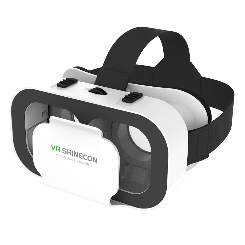 Vr Shinecon 5.0 Virtual Reality Bril Verstelbare 3D Bril Voor Films Games Ondersteuning 4.7-6.53 Inch Grote Scherm Smartphones