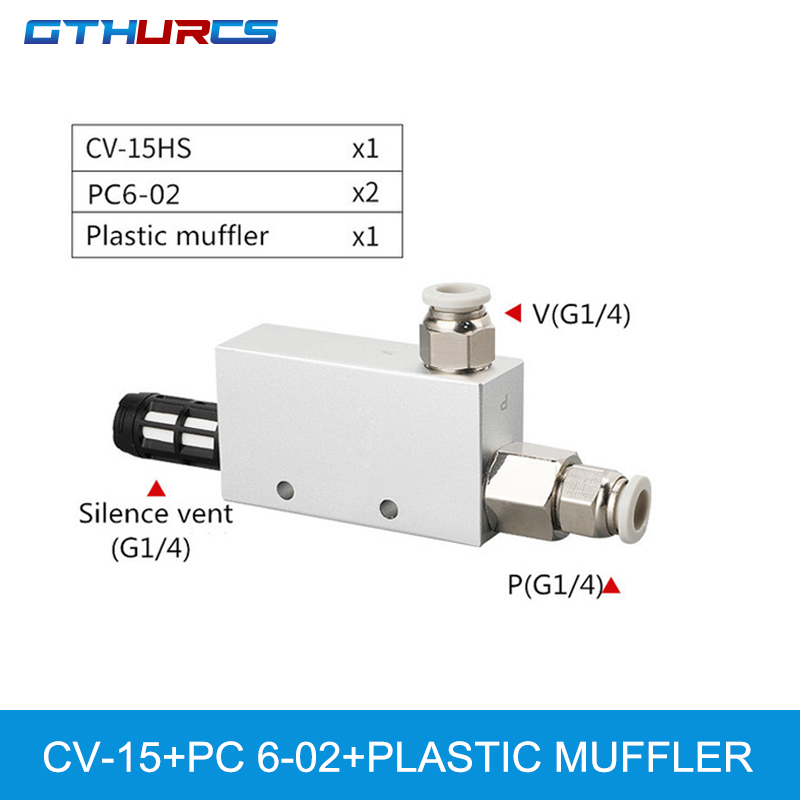 Vakuumgenerator luftavgasutkastare tryck pneumatisk acv cv -10 15 20 25hs negativ tryckreglering vakuumventiler: Gul