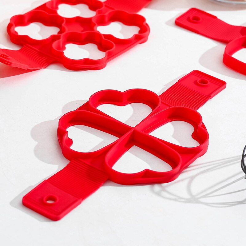 1Pcs Silicone Non Stick Fantastic Egg Pancake Maker Ring Kitchen Baking Omelet Moulds Flip cooker Egg Ring Mold