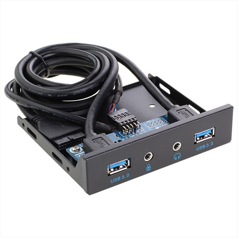 3.5 '' 2 usb 3.0 a hub + hd o  to 20 pin header floppy frontdrevpanel