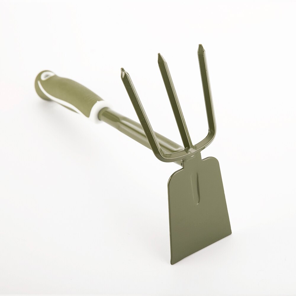 Sungmor 2 in 1 Double Hoe Small Gardening Tool, Strong & Sharp Hoeing and Loosening Soil Hand Tool, Comfort Handle