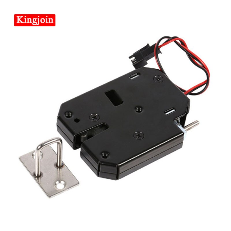 DC-12V electronic lock padlock electromagnetic lock smart cabinet lock mini electric control lock single socket cabinet lock