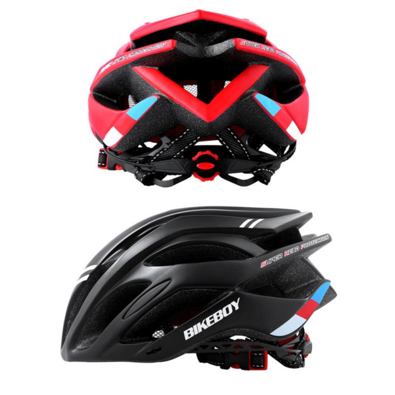 Unisex Cycling Helmet With Light Bike Ultralight Helmet Intergrally-molded Mountain Road Bike Bicycle MTB Helmet Safe Cap