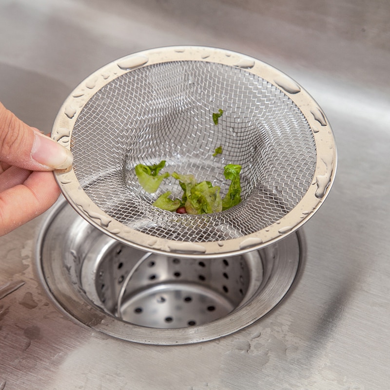 Keuken Badkamer Gootsteenzeefje Rvs Afvoer Hair Stopper Afvalmakelaar Plug Wastafel Bad Plug Hole Waste Filter