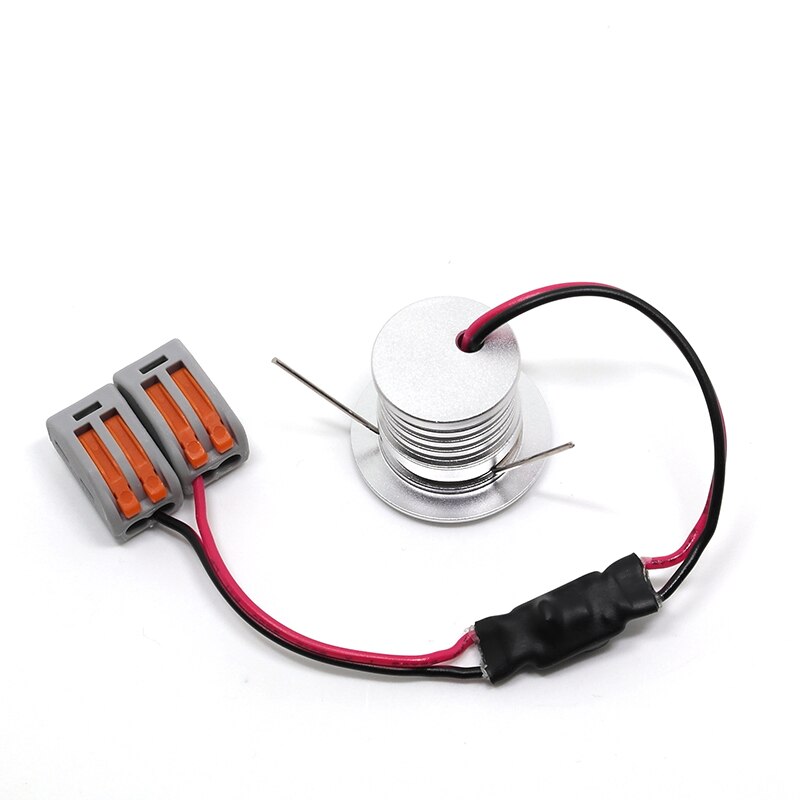 Etrnled Mini Led Spot Light 12V 3W Home Verlichting Ox Eye Plafond Spots Inbouw Kleine Focus Keuken Closet met Connector