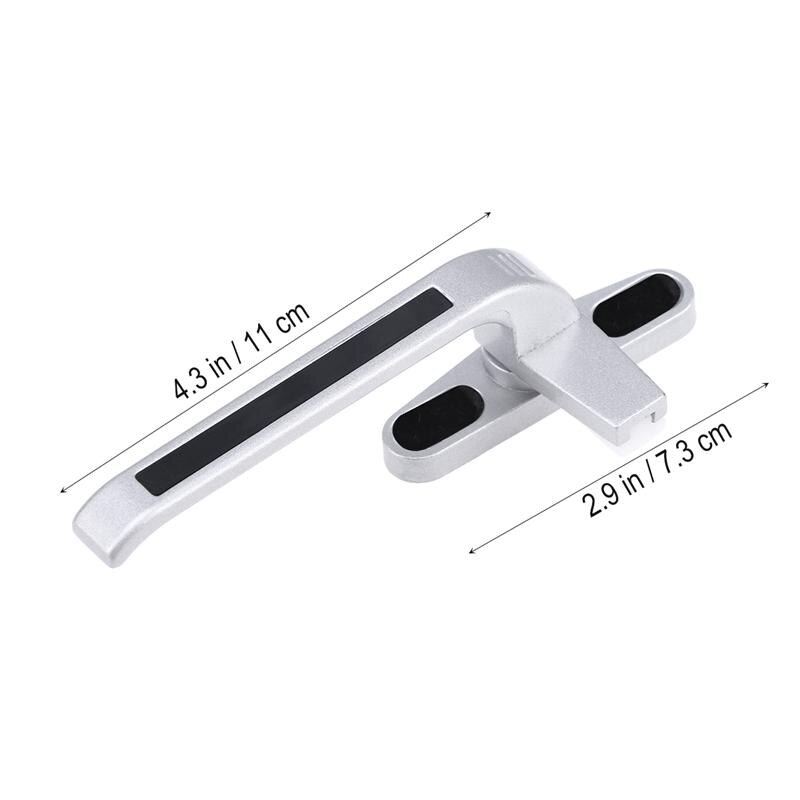 1pc Casement Window Locking Handle Solid Thicken Zinc Alloy Window Locks Anti-Slip Left Hand Window Handle