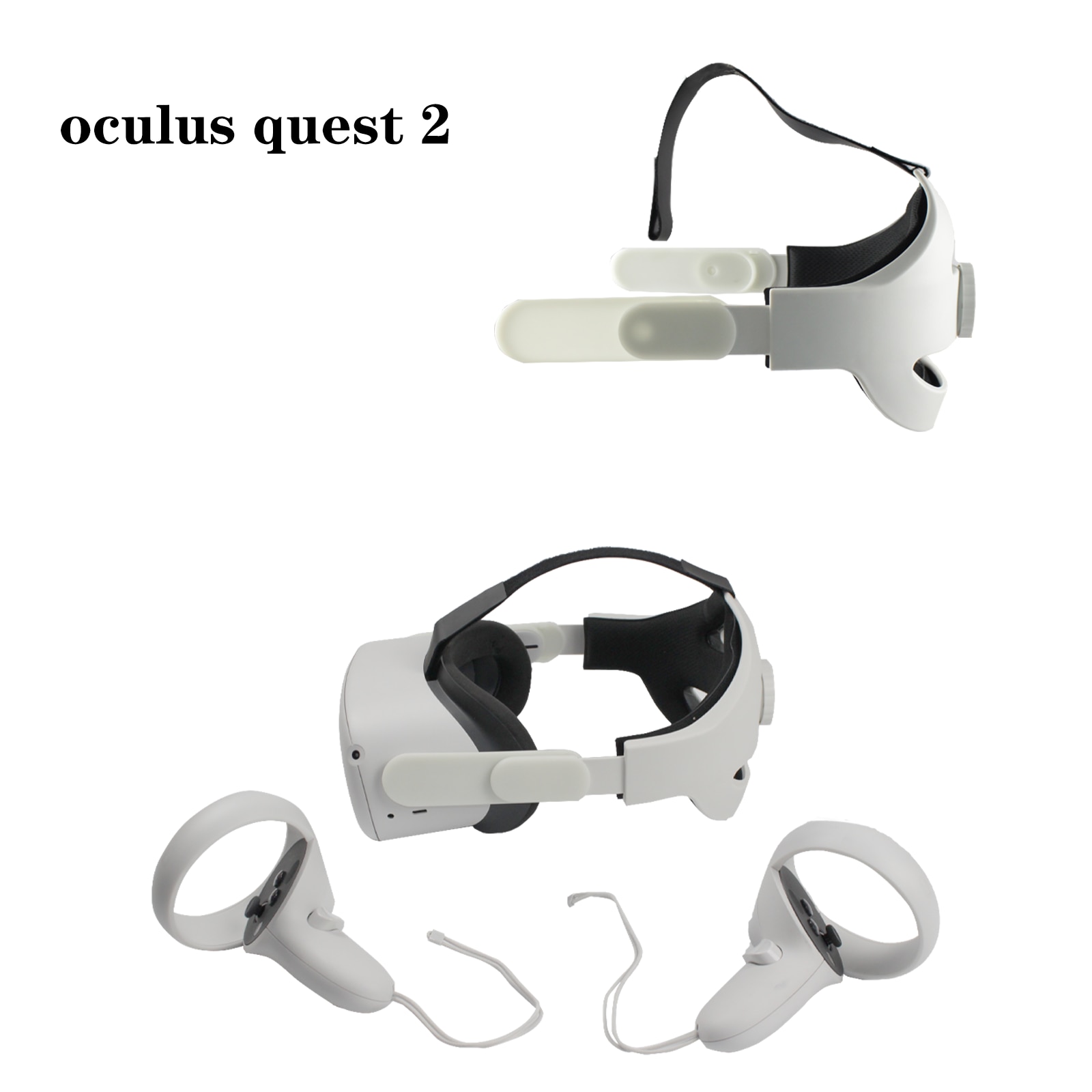VR Glasses Lens Film for Oculus Quest 2 VR Headset Helmet Eye Mask Pad Cover Adjustable Headband Head Strap Quest2 Storage Bag