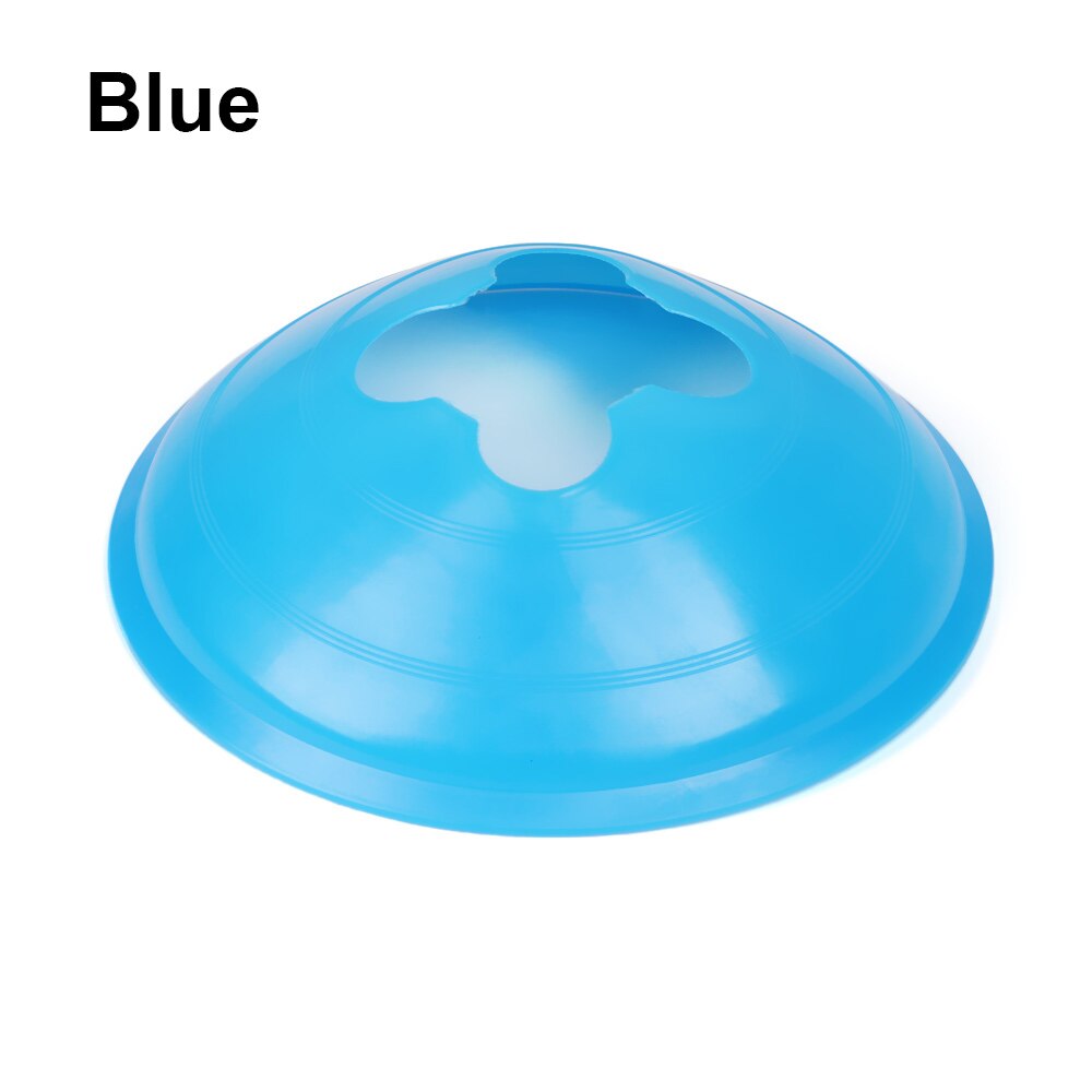 5Pcs Outdoor Sports Football Speed Training Disc Cone Inline Skating Cross Track Marker Soccer Cross Speed Training Marking Cup: Blue1