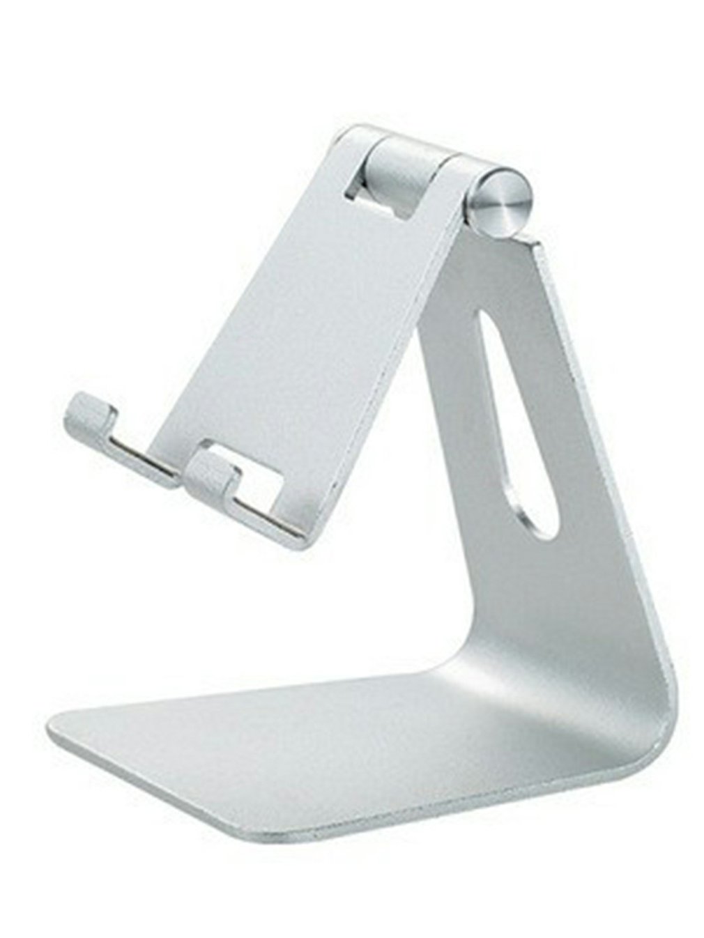 Universele Tablet Desktop Stand Voor Ipad Metalen Rotatie Tablet Houder Voor Samsung Xiaomi Huawei Tablet Telefoon Beugel: silver