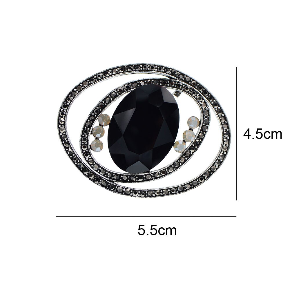 Cindy xiang vintage ovil broches para as mulheres de cristal bonito brilhante casaco pino moda jóias novo design alta qualidade