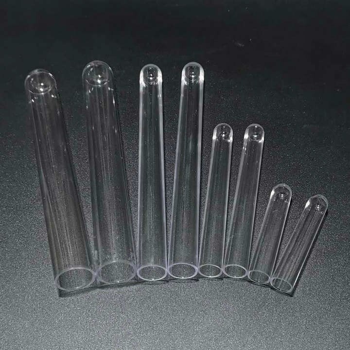 200pcs/lot Plastic test tubes Diameter 12mm 13mm 15mm 20mm for kinds of Laboratory Tests
