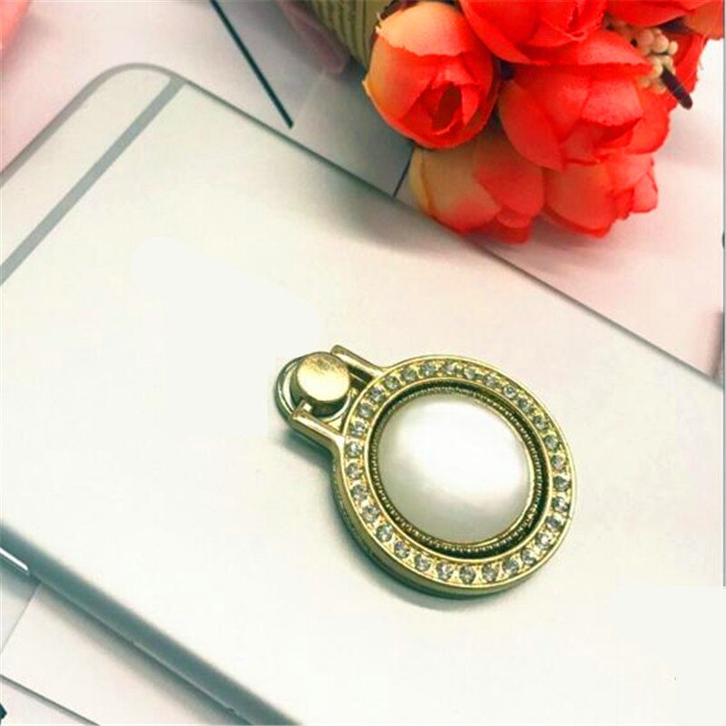 Heart Mobile Phone Stand Holder Metal For iPhone Huawei Ring All Phone Finger Ring Mobile Phone Stand Diamond: Q