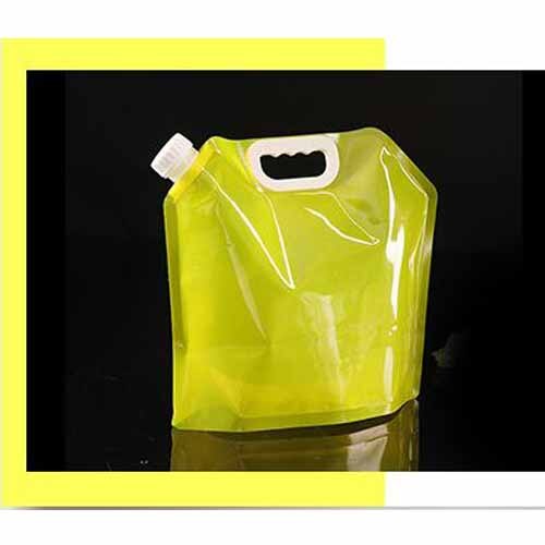 Folding Water Tank Container 5L Collapsible Water Container Car Water Carrier Folding Water Bag for Outdoor Camping Hiking: Yellow