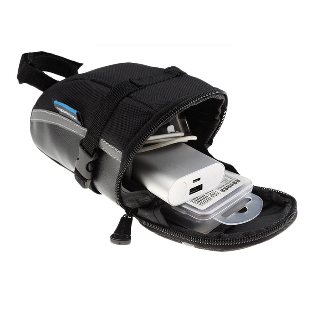 Roswheel Waterdicht Mountain Road Fiets Staart Zak Zadeltas Bike Pouch Fietsen Seat Bag Black Stijl