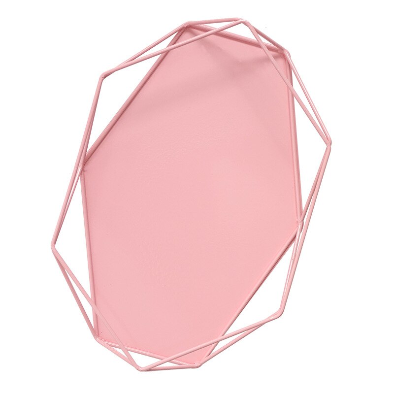 Plateau de forme géométrique macaron | Outils à gâteau de couleur pour le dessert, décoration de table basse, rangement de parfum/maquillage/bijoux