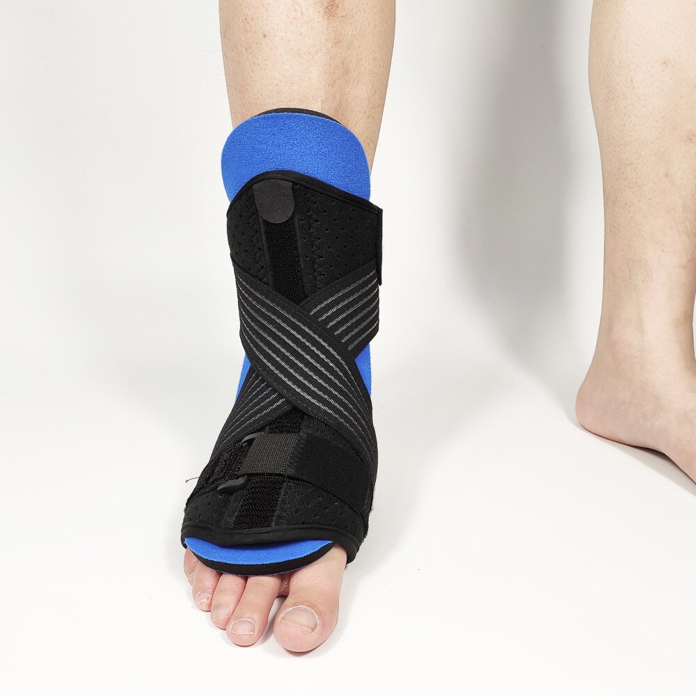 1 stk fotortose stabilisator justerbar plantar fasciitt ryggskinnefrakturer ankelstøtte hjelpe plantar ortotiske støttesmerter