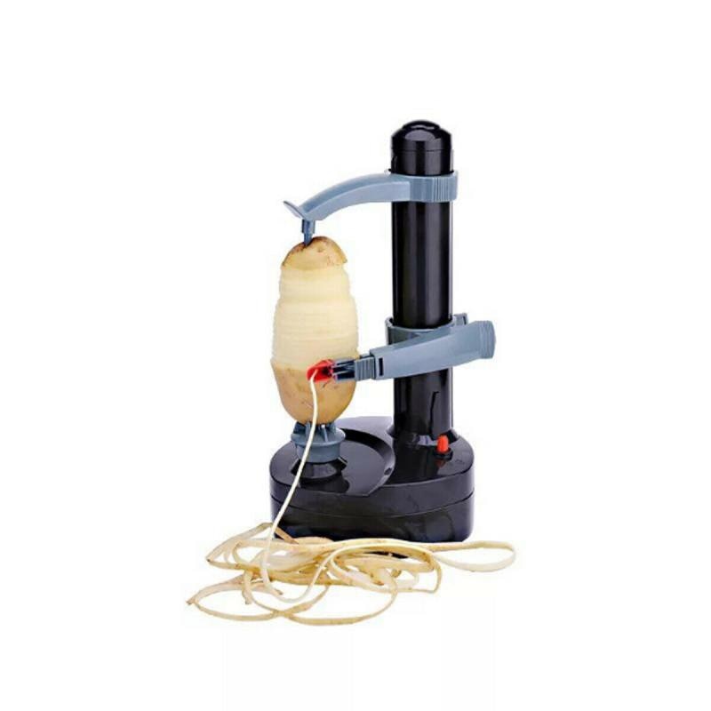 Éplucheur automatique pour pommes de terre | Appareil électrique multifonction éplucheur automatique pour légumes fruits pommes avec rotation automatique 2 lames supplémentaires