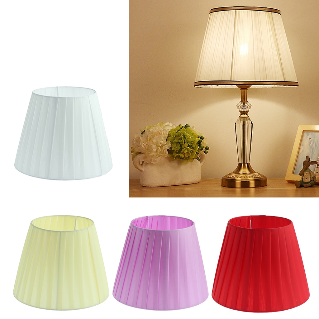 Lamp Shade, Desk Lamp Table Lamp Shade Linen Fabric White Reading Lamp Shades, 5