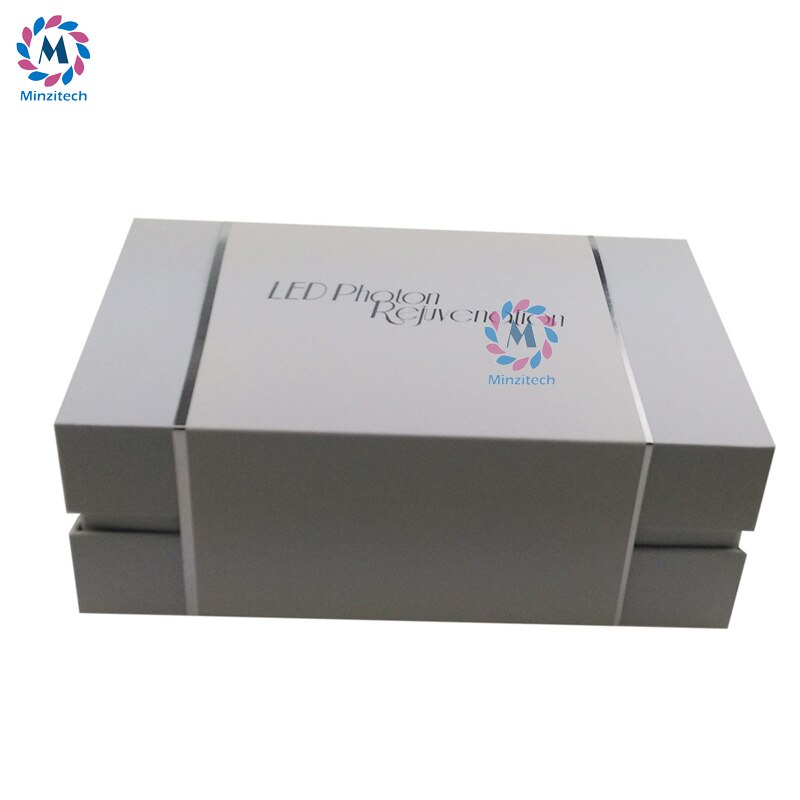 Handhold LED light therapy LED skin rejuvenation device with 4 exchargable heads RED Blue Yellow Purple LED light