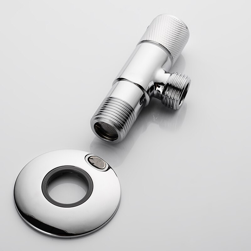 Prevent backflow G1/2 brass water tank toilet angle valve bathroom faucet accessories