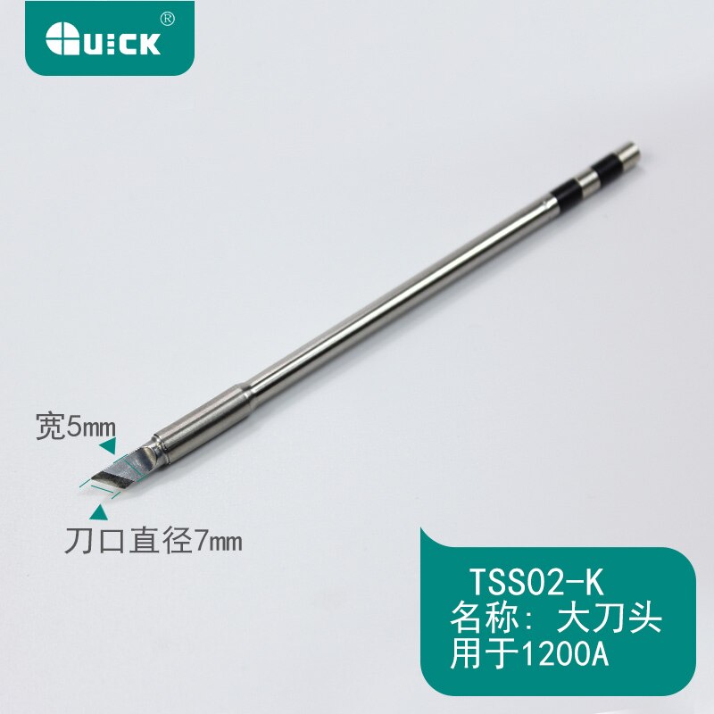 Wozniak-punta de hierro para soldar TS1200A, Original, sin plomo, mango, bolígrafo de soldadura, herramientas TSS02, cabezal de soldador eléctrico